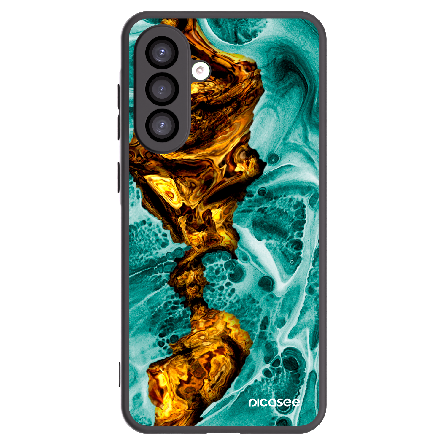Picasee husă neagră din silicon pentru Samsung Galaxy A26 5G A266B - Goldsky