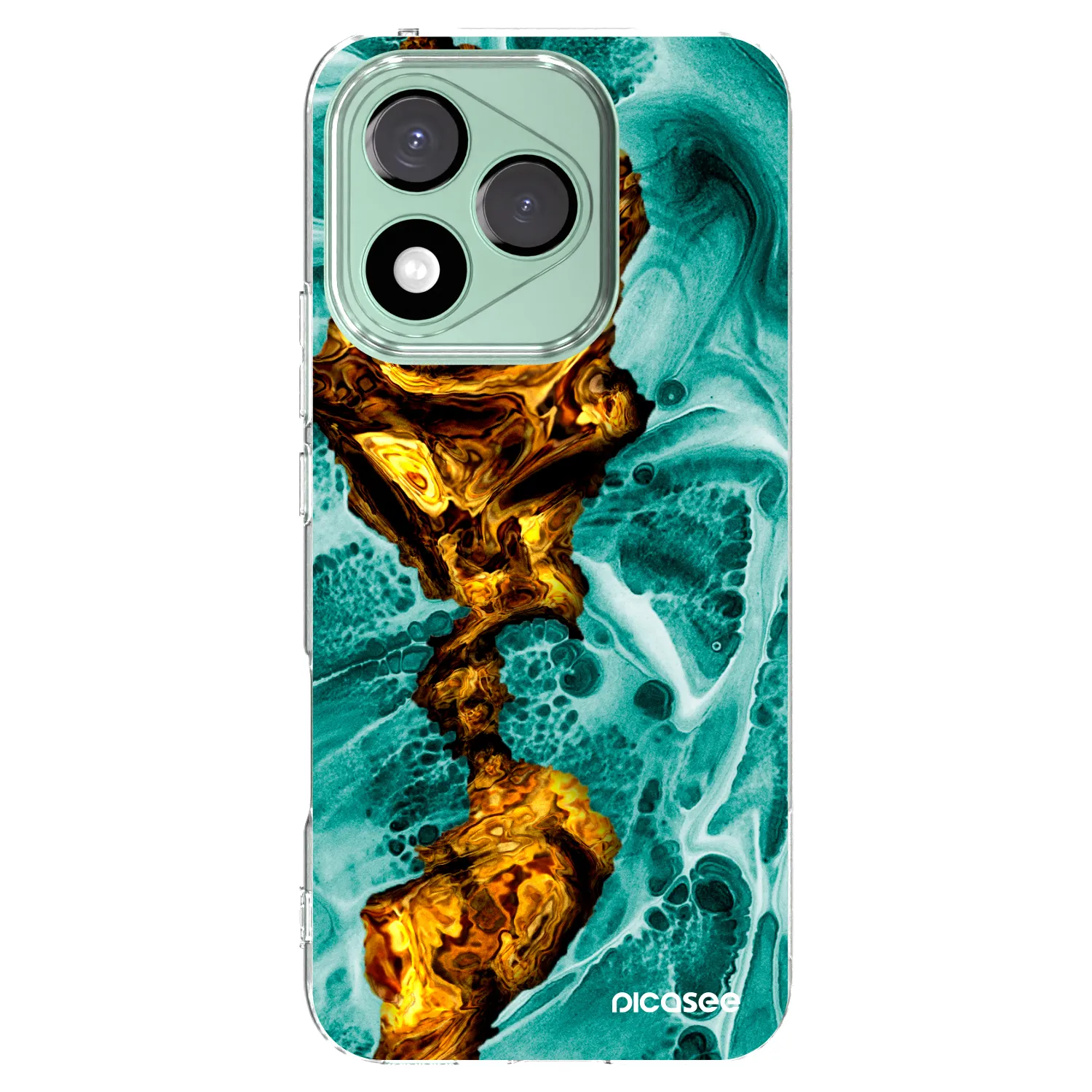 Picasee husă transparentă din silicon pentru Honor 400 Lite 5G - Goldsky