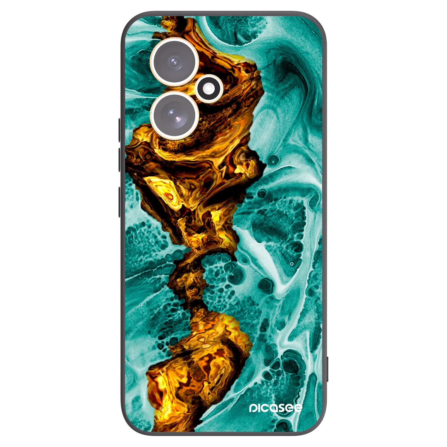 Picasee husă neagră din silicon pentru Honor 400 5G - Goldsky
