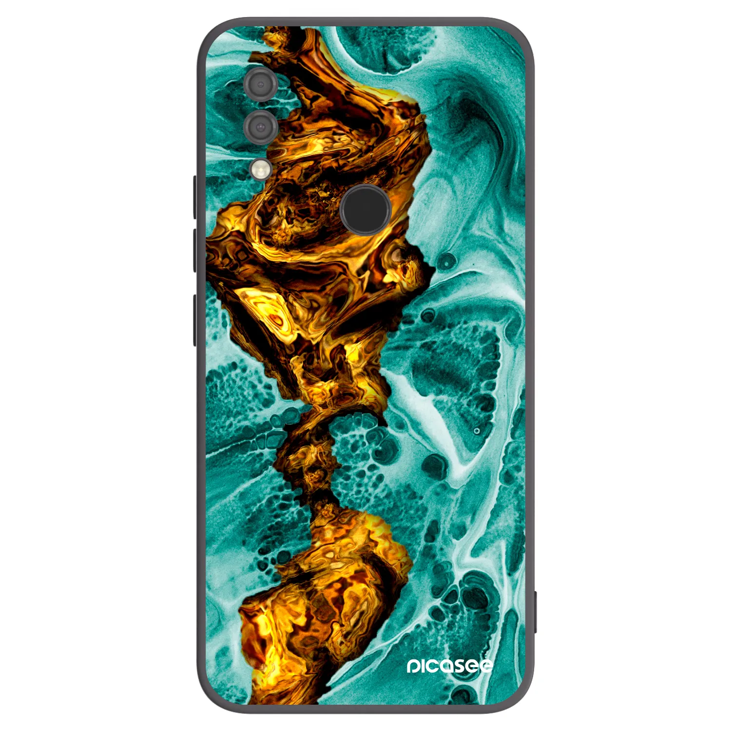 Picasee husă neagră din silicon pentru Xiaomi Redmi 7 - Goldsky