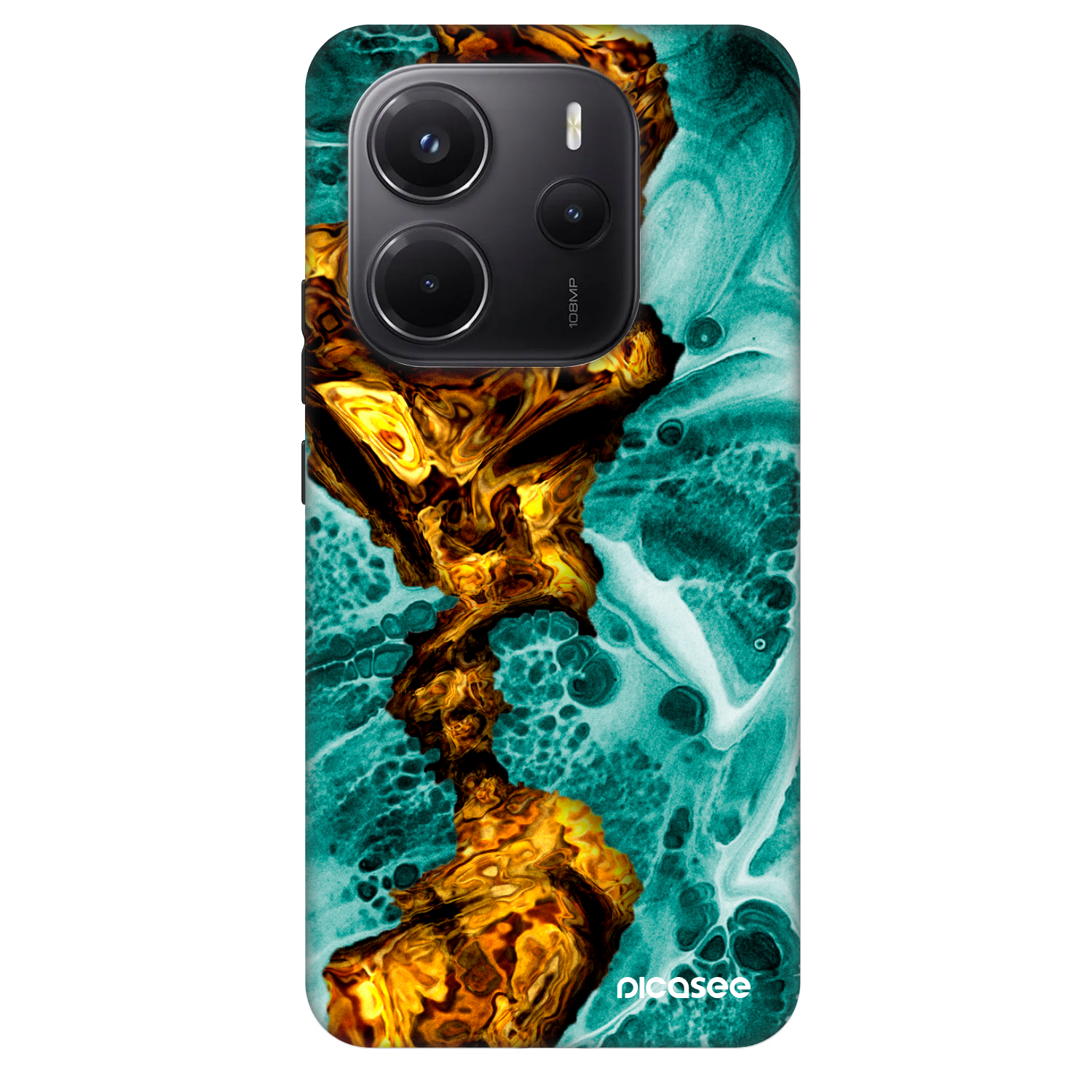 Picasee Fashion Case pentru Xiaomi Redmi Note 14 5G - Goldsky