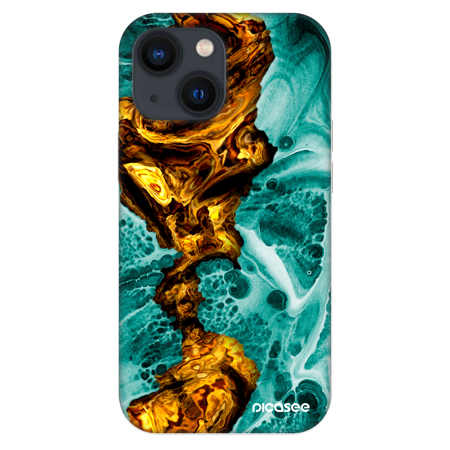 Picasee Fashion Case pentru Apple iPhone 13 mini - Goldsky