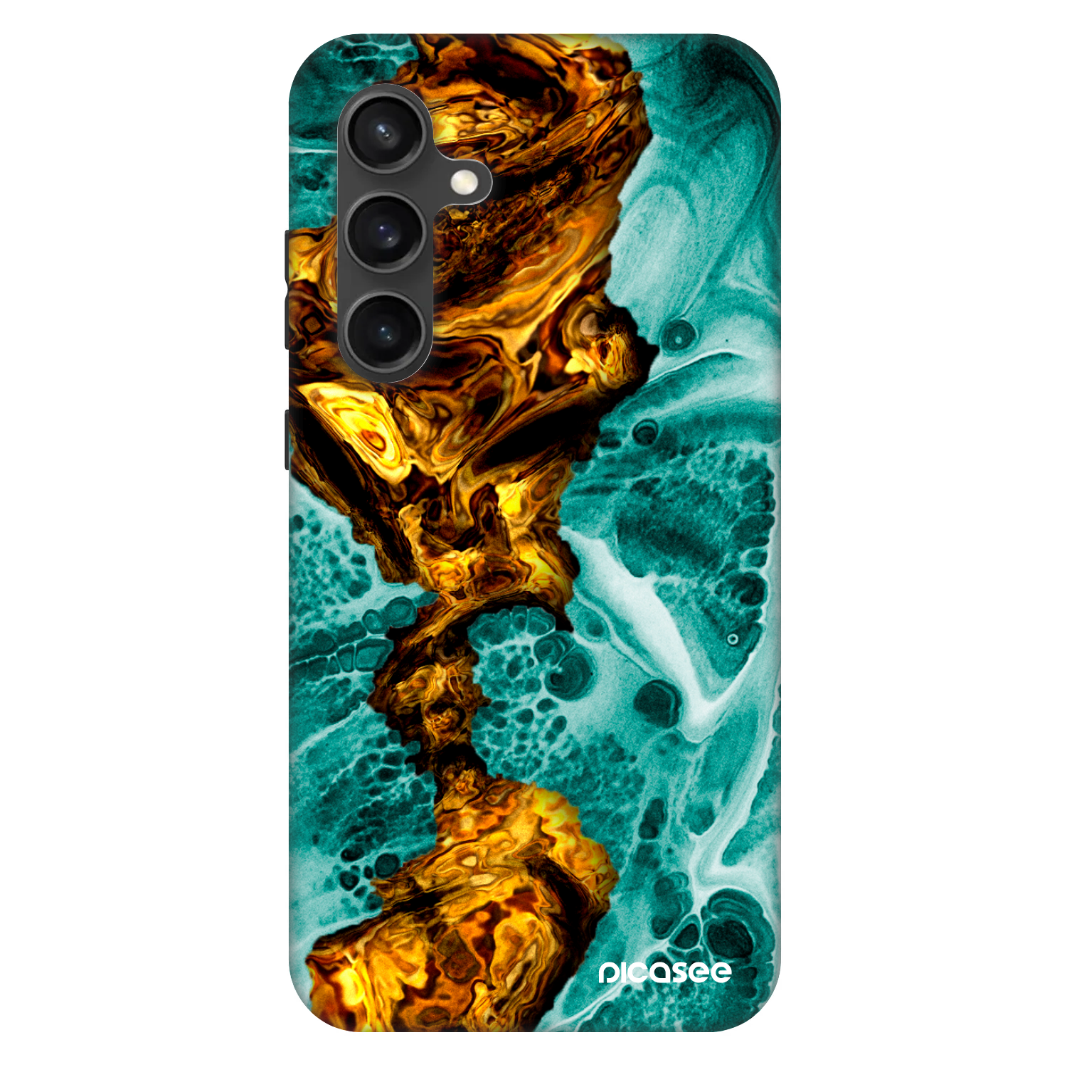 Picasee Fashion Case pentru Samsung Galaxy S24 FE S721B - Goldsky