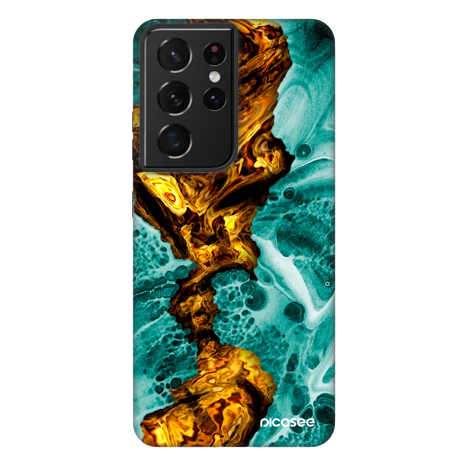 Picasee Fashion Case pentru Samsung Galaxy S21 Ultra 5G G998B - Goldsky