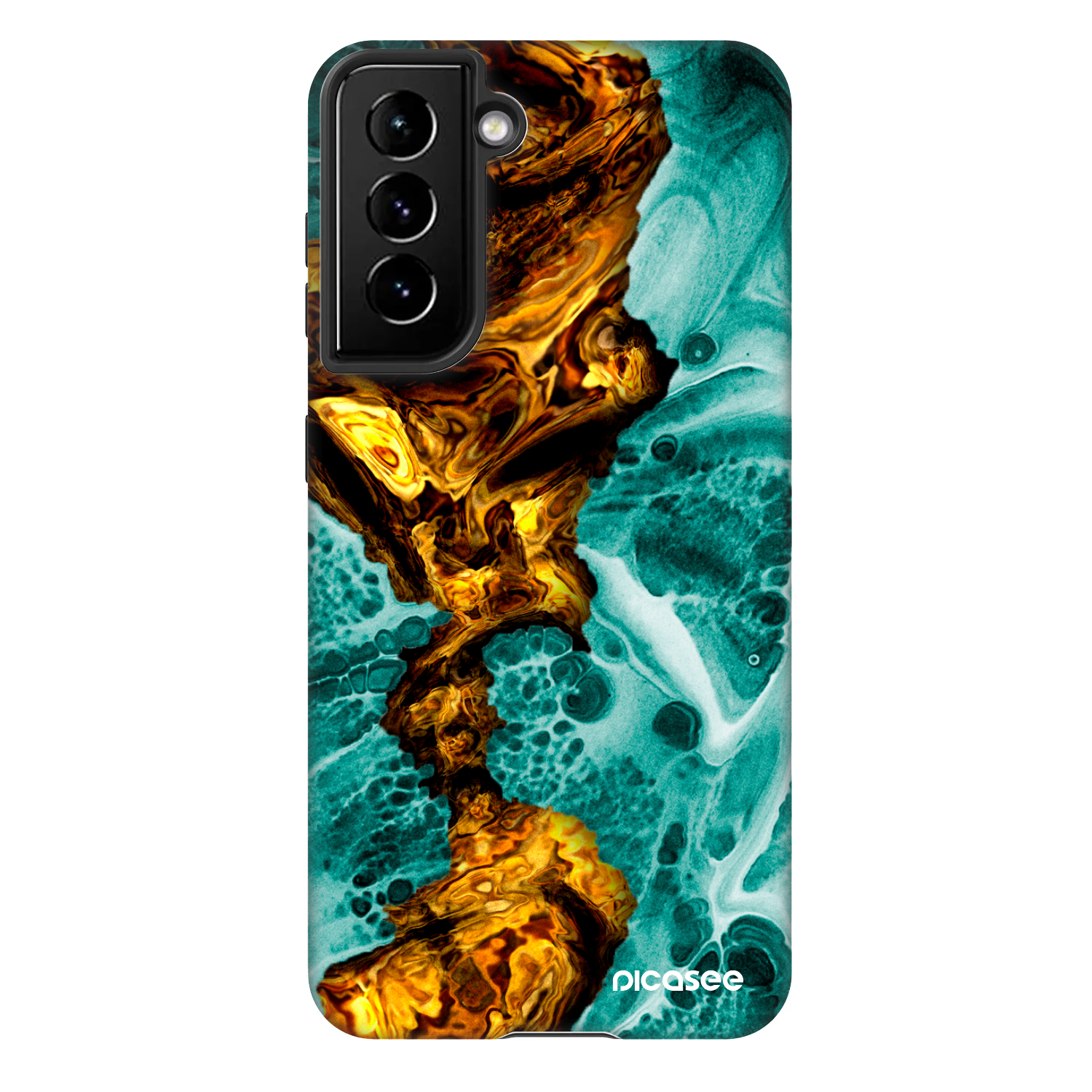 Picasee Fashion Case pentru Samsung Galaxy S21 5G G991B - Goldsky