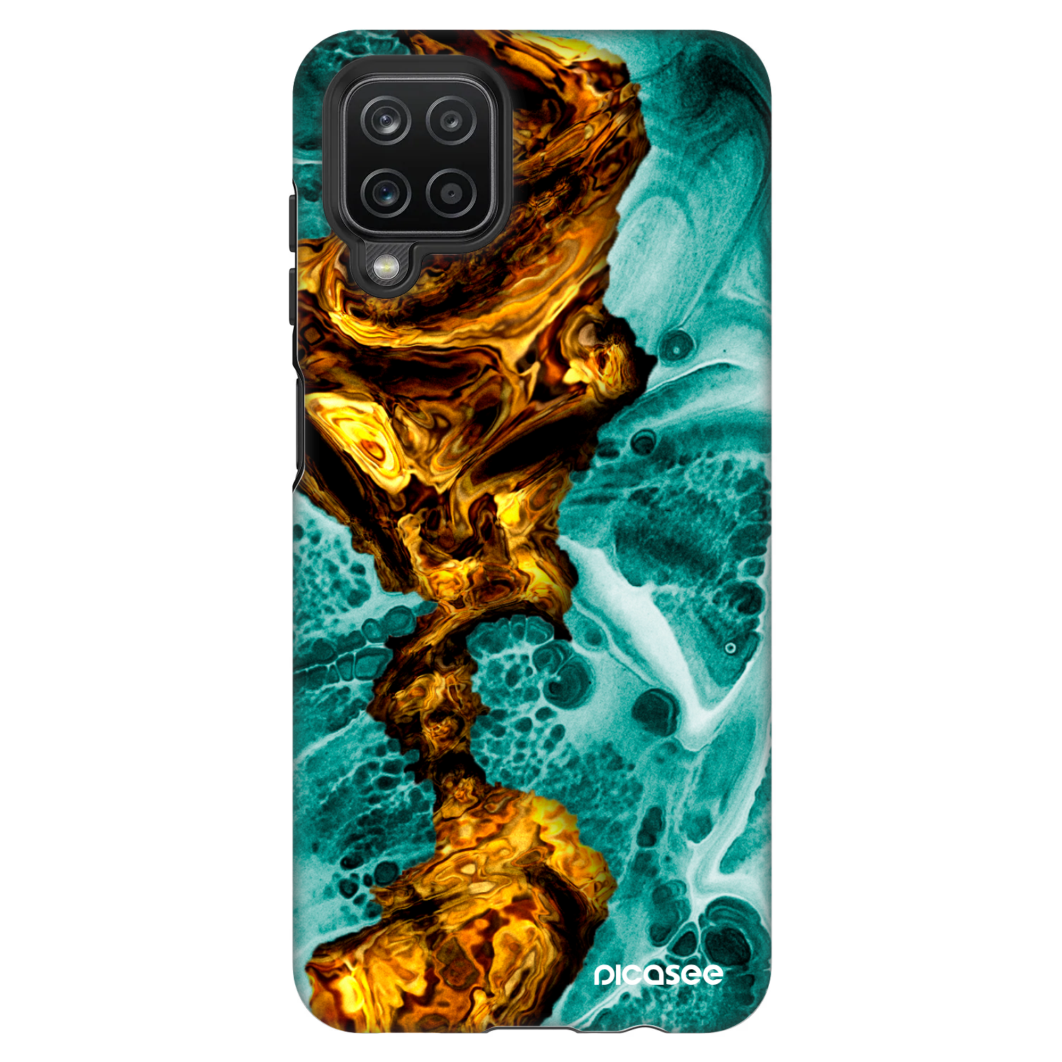 Picasee Fashion Case pentru Samsung Galaxy A12 A125F - Goldsky