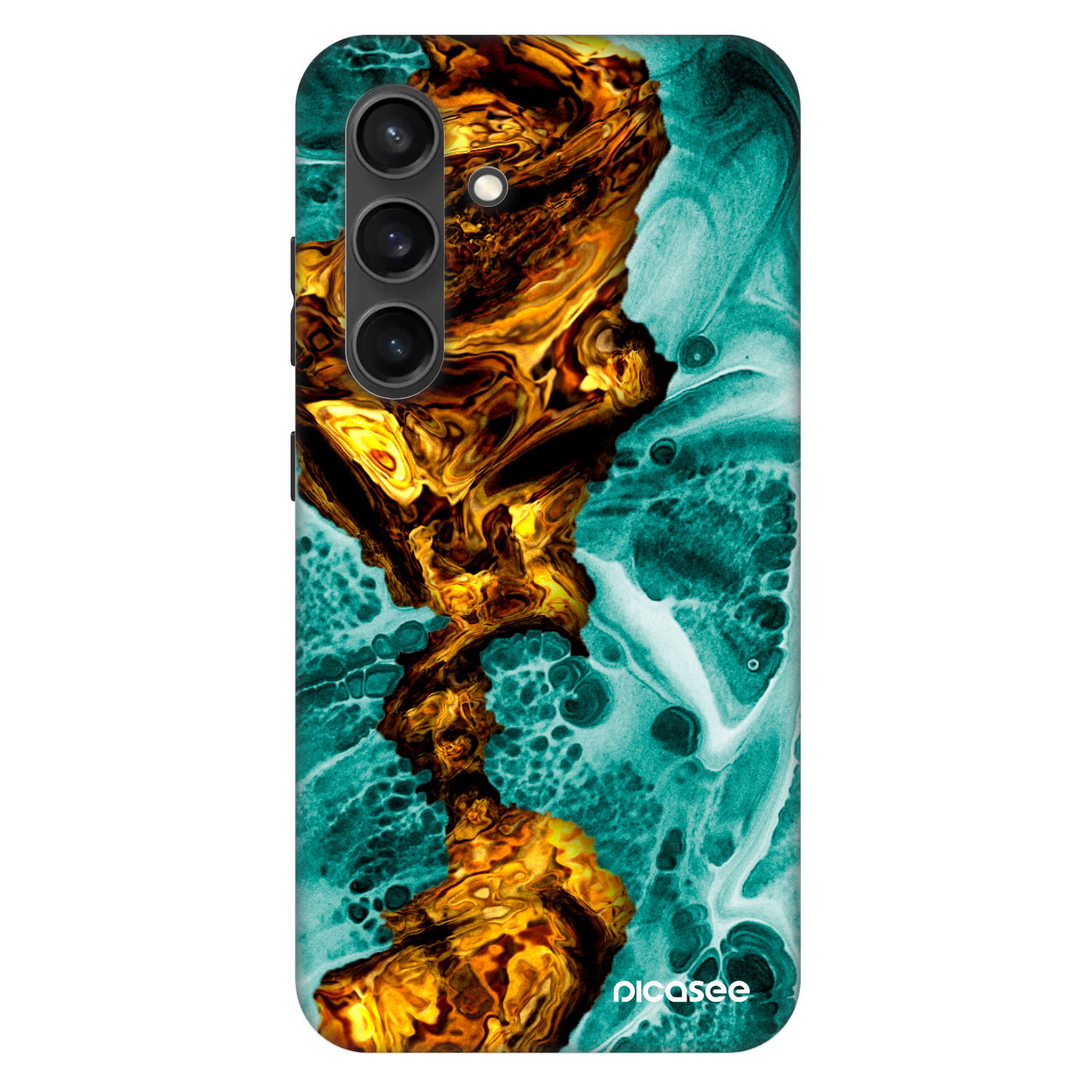 Picasee Fashion Case PowerShare pro Samsung Galaxy S24+ S926B 5G - Goldsky