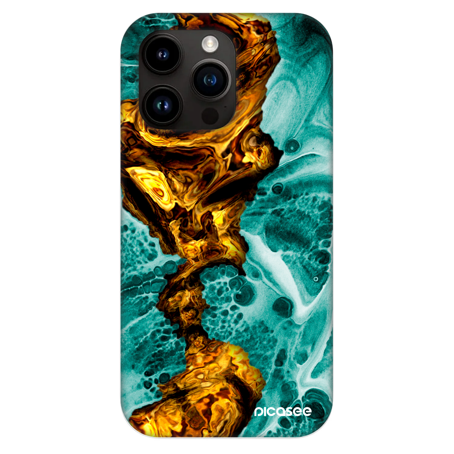 Picasee Fashion Case MagSafe pentru Apple iPhone 13 Pro - Goldsky