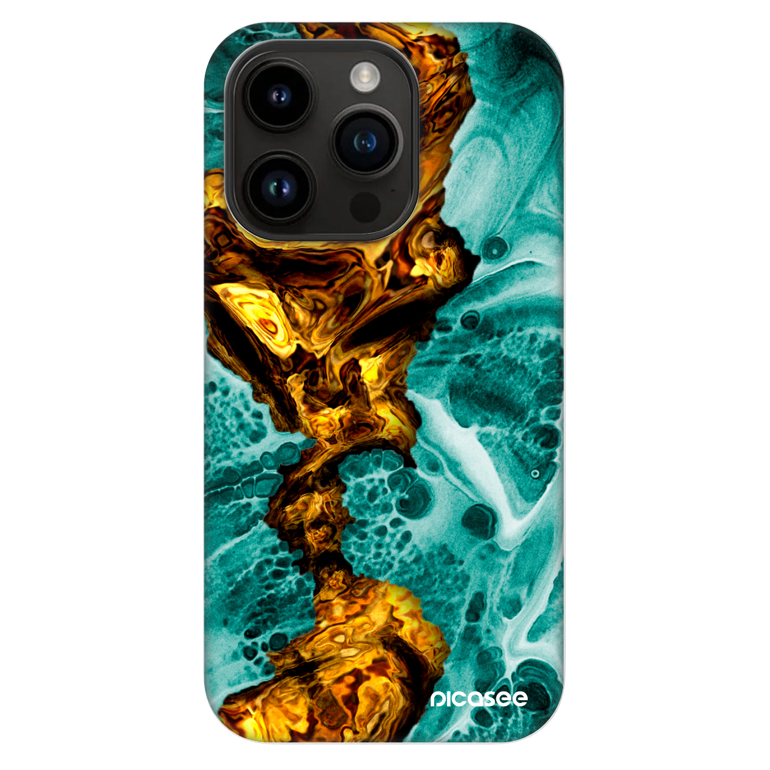 Picasee Fashion Case MagSafe pentru Apple iPhone 14 Pro - Goldsky