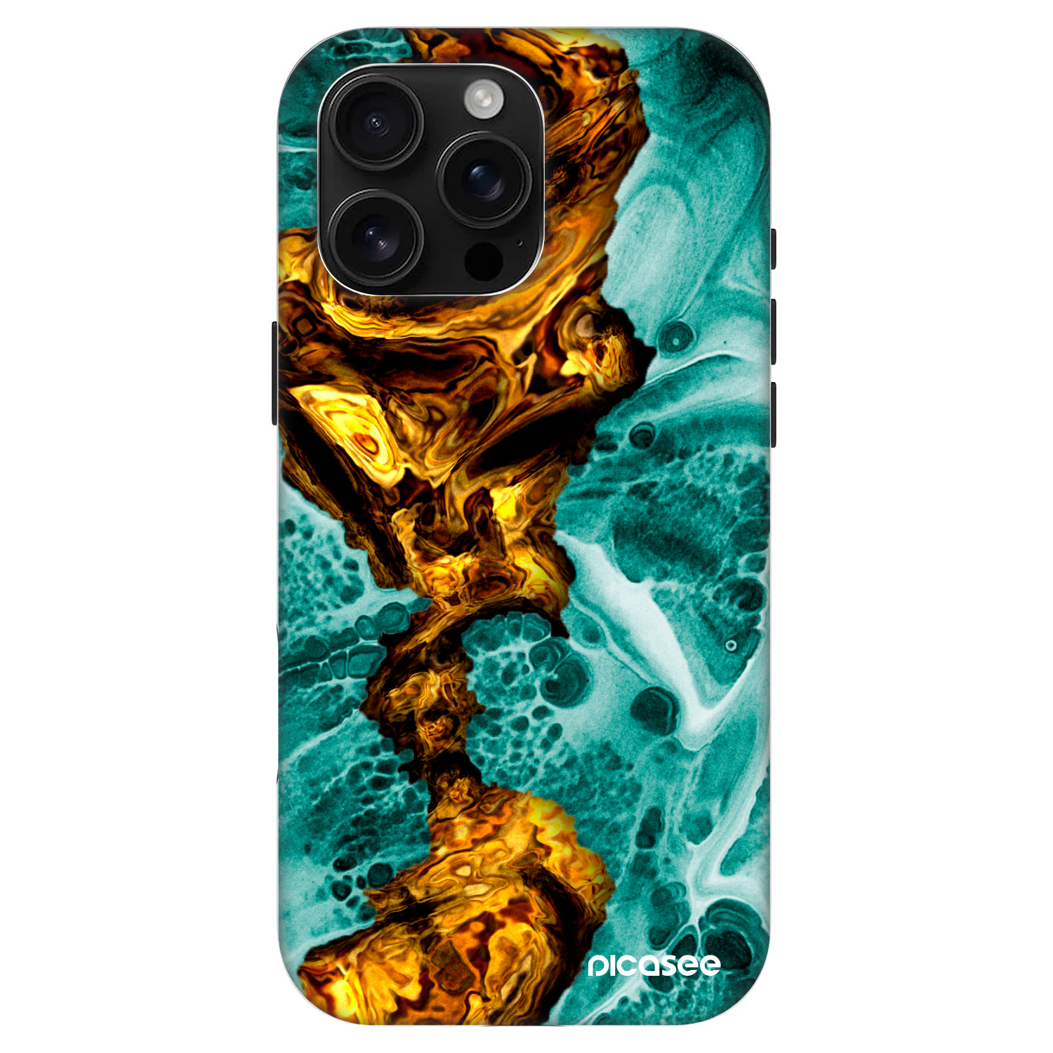 Picasee Fashion Case MagSafe pentru Apple iPhone 16 Pro Max - Goldsky