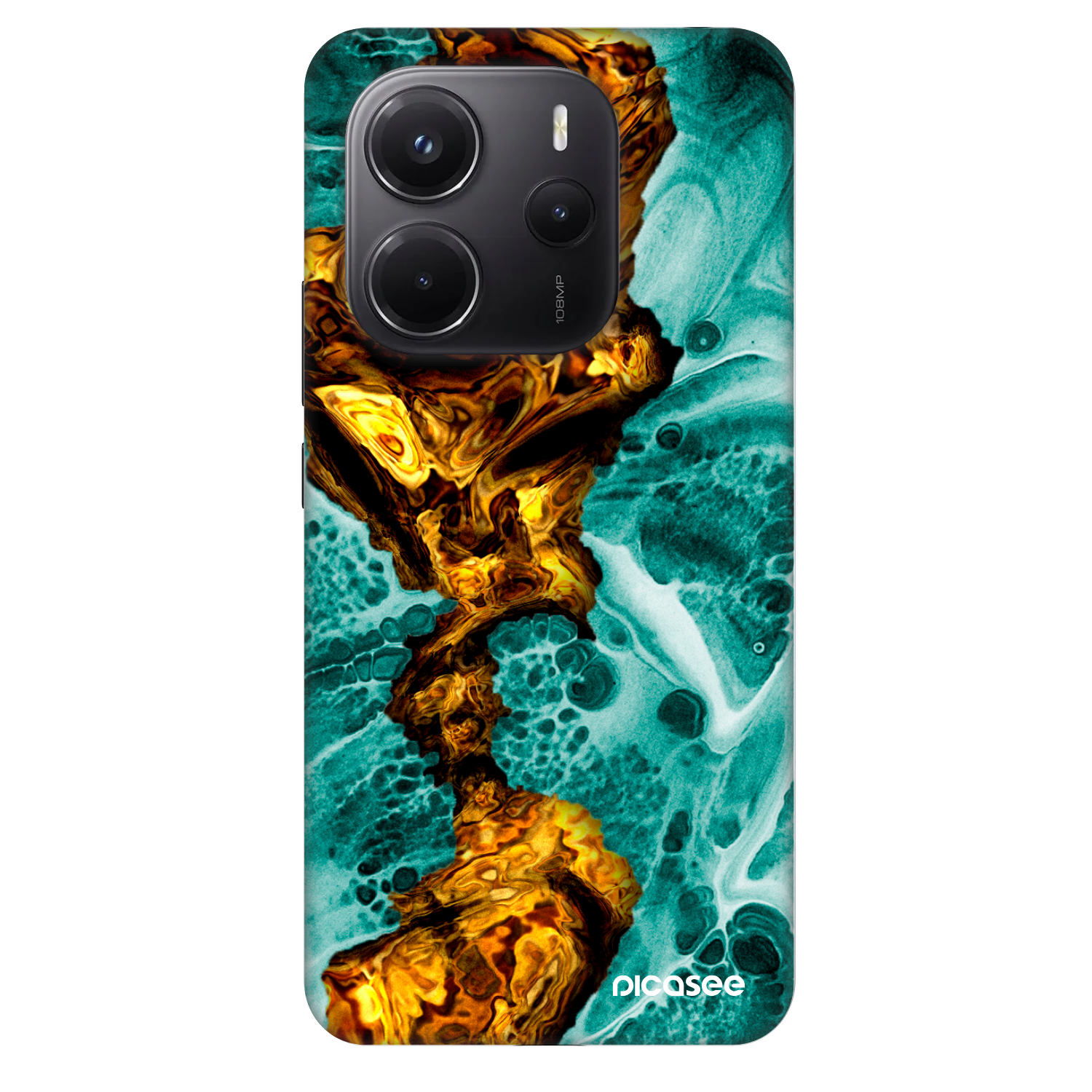 Picasee Fashion Case pentru Xiaomi Redmi Note 14 4G - Goldsky