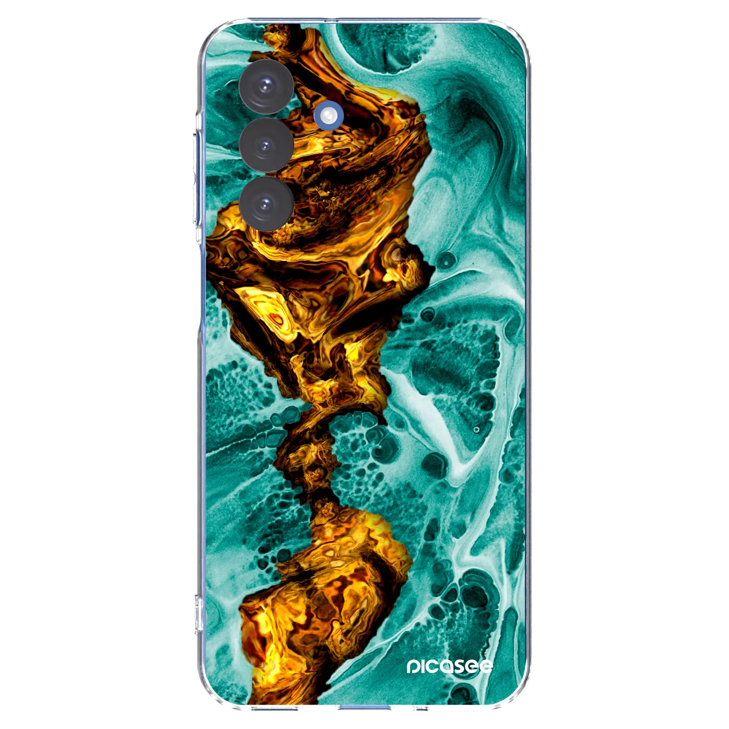 Picasee husă transparentă din silicon pentru Samsung Galaxy A17 5G - Goldsky