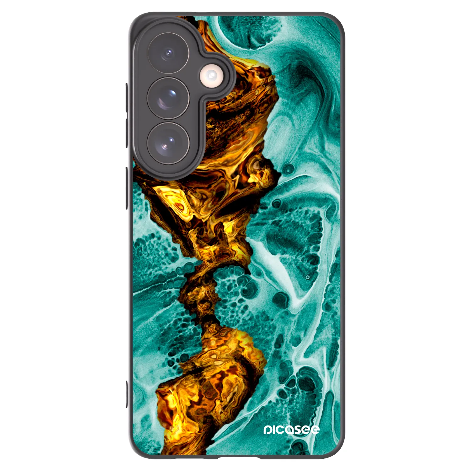 Picasee husă neagră din silicon pentru Samsung Galaxy S26+ - Goldsky