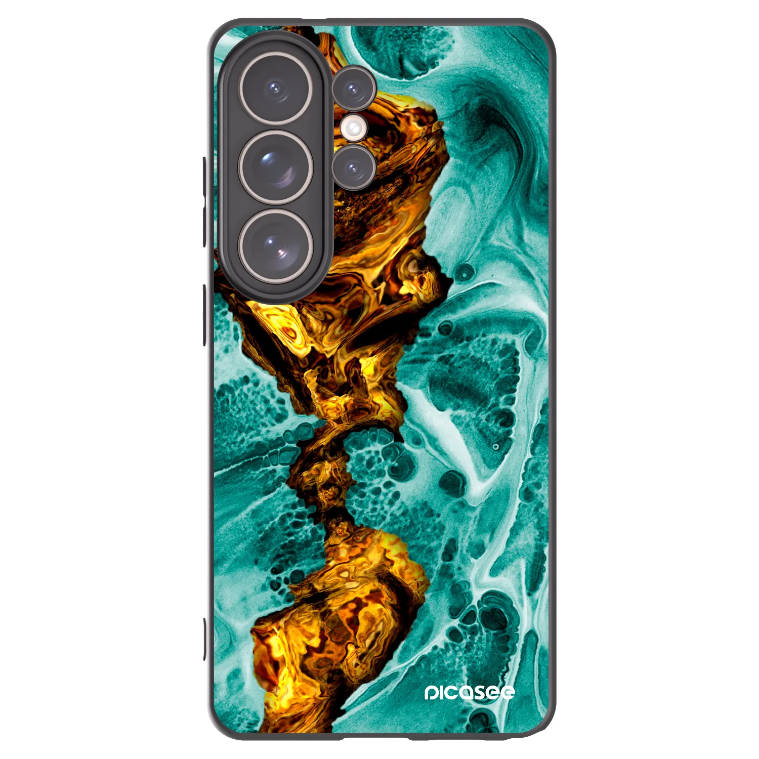 Picasee husă neagră din silicon pentru Samsung Galaxy S26 Ultra - Goldsky
