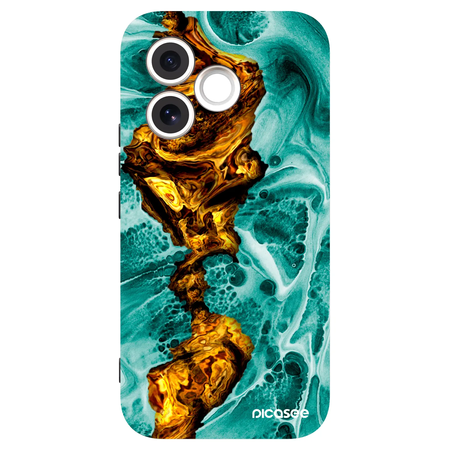 Picasee husă neagră din silicon pentru Honor 600 Lite - Goldsky
