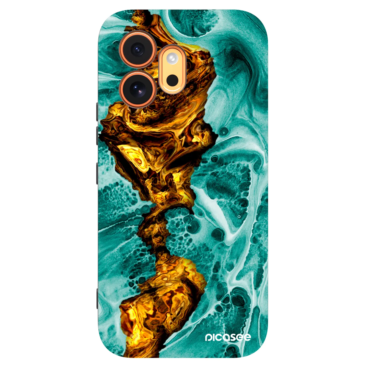 Picasee husă neagră din silicon pentru Honor 600 - Goldsky