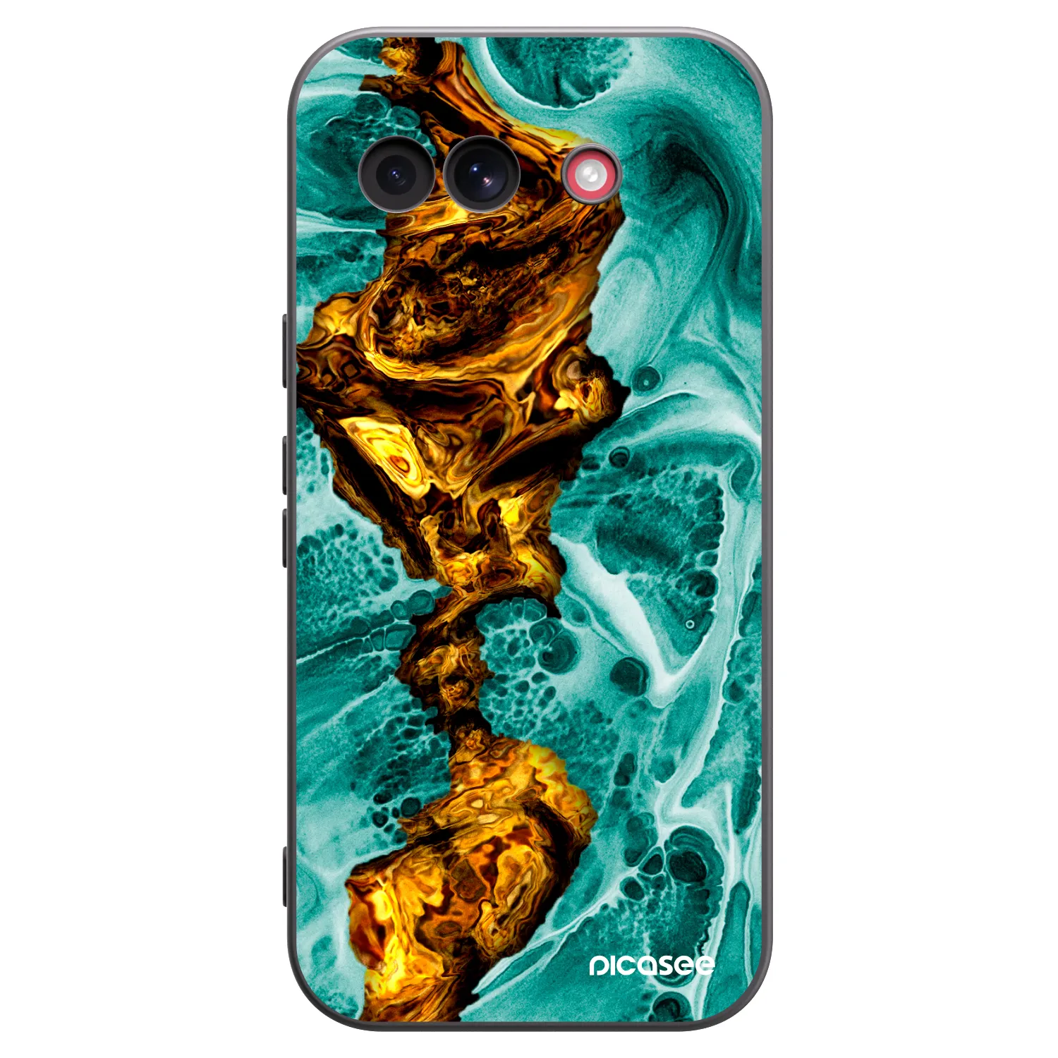 Picasee husă neagră din silicon pentru Google Pixel 10a - Goldsky