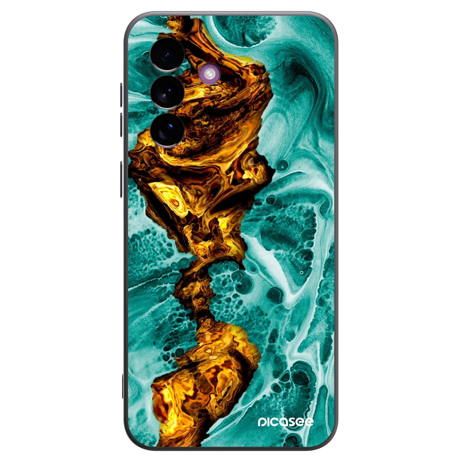 Picasee husă neagră din silicon pentru Samsung Galaxy A37 - Goldsky