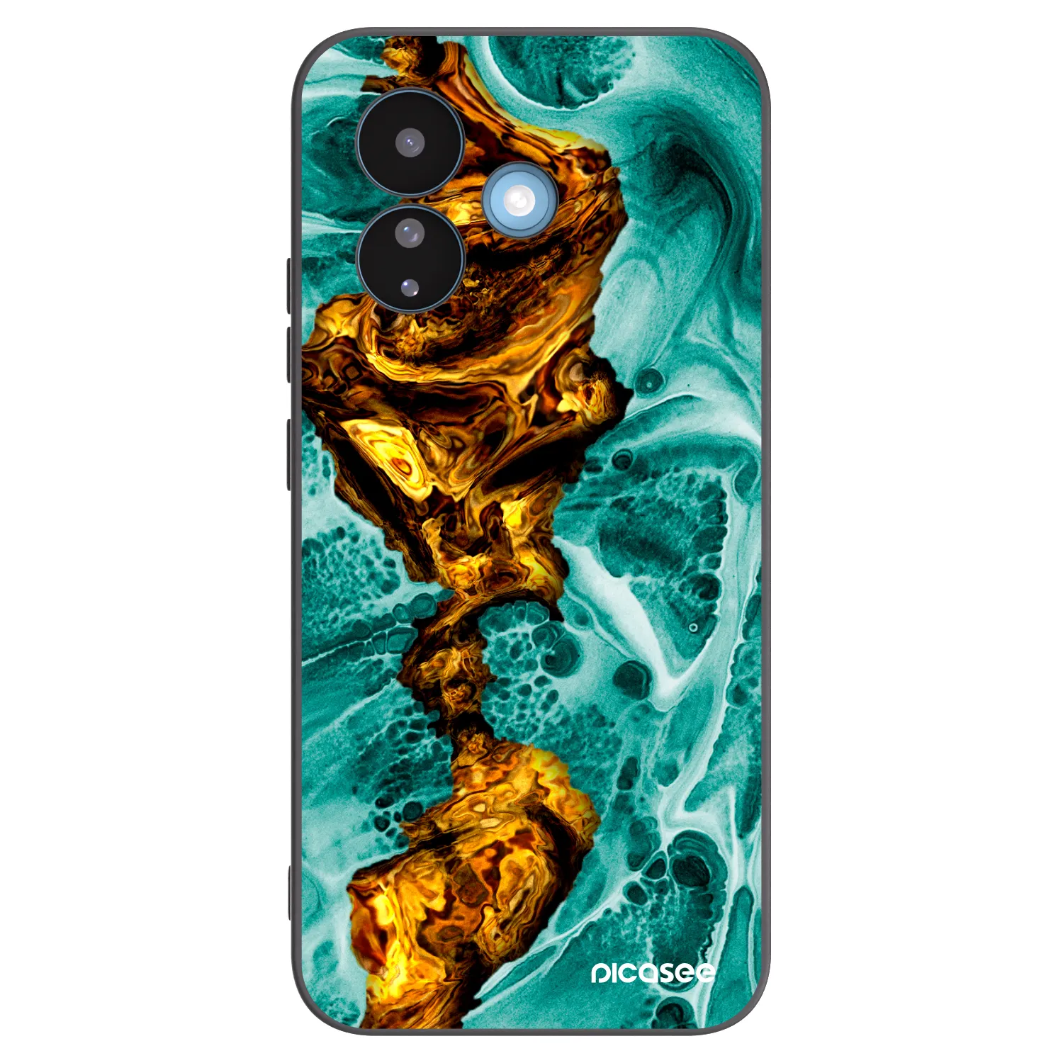 Picasee husă neagră din silicon pentru Xiaomi Redmi Note 17 Pro 5G - Goldsky