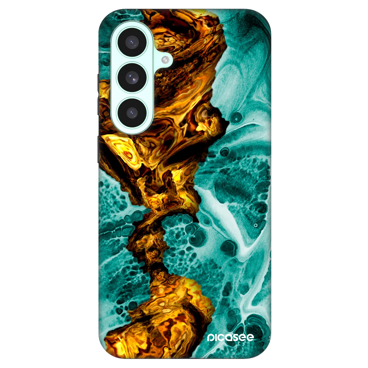 Picasee Fashion Case PowerShare pro Samsung Galaxy S26 FE - Goldsky