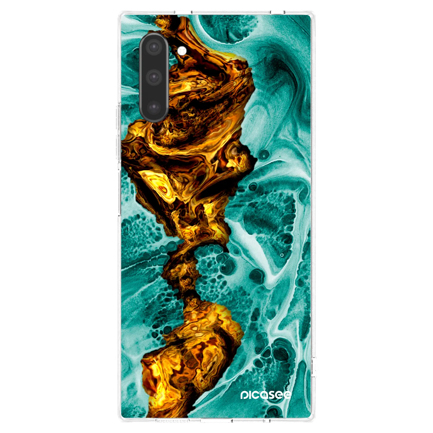 Picasee husă transparentă din silicon pentru Samsung Galaxy Note 10 N970F - Goldsky