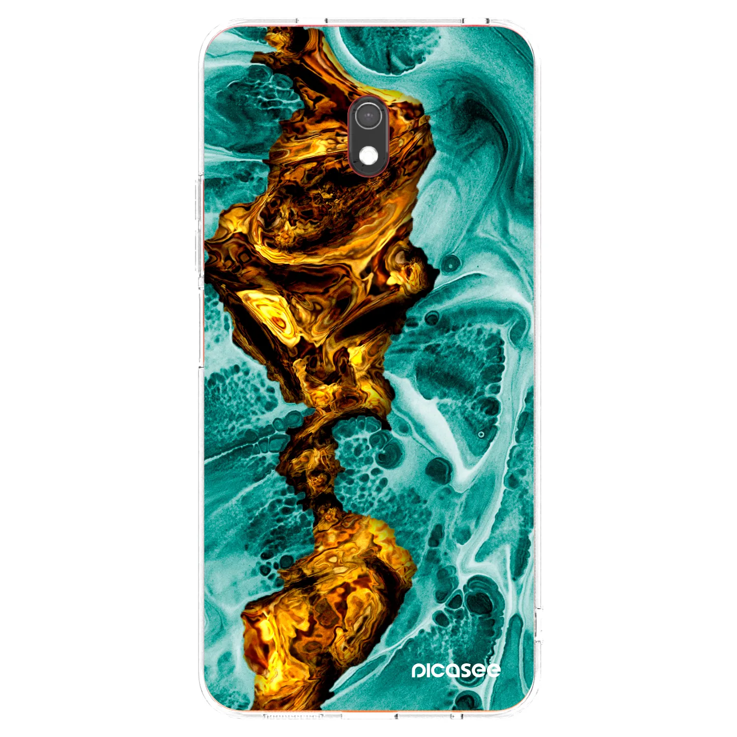 Picasee husă transparentă din silicon pentru Xiaomi Redmi 8A - Goldsky