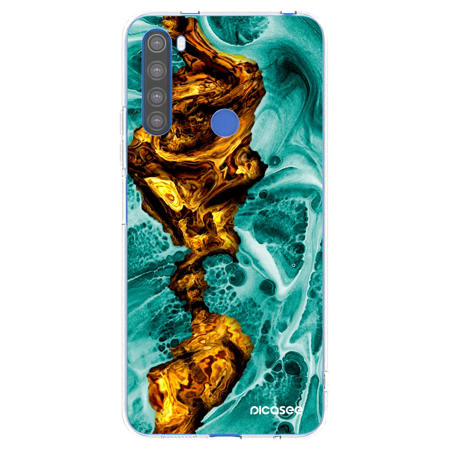 Picasee husă transparentă din silicon pentru Xiaomi Redmi Note 8T - Goldsky