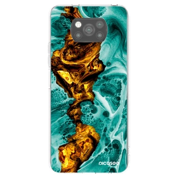 Picasee husă neagră din silicon pentru Xiaomi Poco X3 - Goldsky