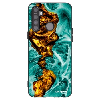 Picasee husă neagră din silicon pentru Realme 6i - Goldsky