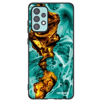 Picasee husă neagră din silicon pentru Samsung Galaxy A72 A725F - Goldsky