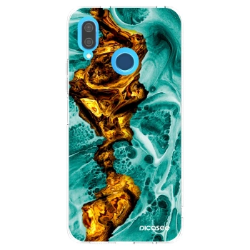Picasee husă transparentă din silicon pentru Huawei P20 Lite - Goldsky