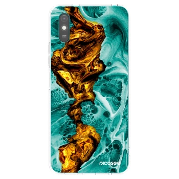 Picasee husă transparentă din silicon pentru Xiaomi Redmi 9AT - Goldsky