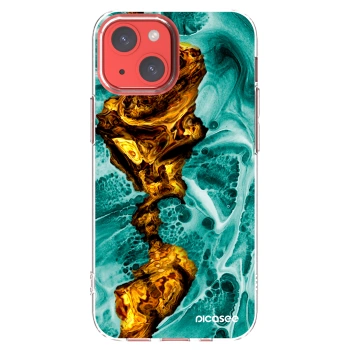 Picasee husă transparentă din silicon pentru Apple iPhone 13 mini - Goldsky