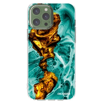 Picasee husă transparentă din silicon pentru Apple iPhone 13 Pro Max - Goldsky