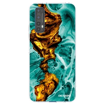 Picasee husă transparentă din silicon pentru Realme 7 - Goldsky