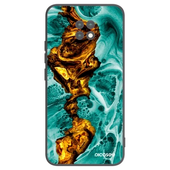 Picasee husă neagră din silicon pentru Xiaomi Redmi Note 9T - Goldsky