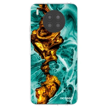 Picasee husă transparentă din silicon pentru Huawei Nova 8i - Goldsky