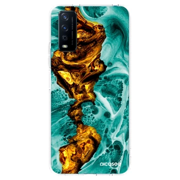Picasee husă transparentă din silicon pentru Vivo Y11s - Goldsky