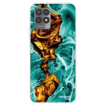 Picasee husă transparentă din silicon pentru Realme 8i - Goldsky