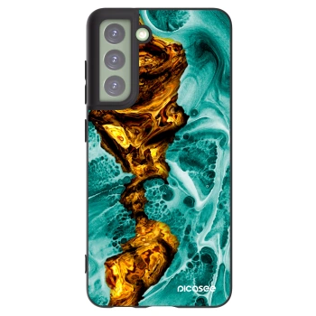 Picasee husă neagră din silicon pentru Samsung Galaxy S21 FE 5G - Goldsky