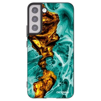 Picasee husă neagră din silicon pentru Samsung Galaxy S22+ 5G - Goldsky