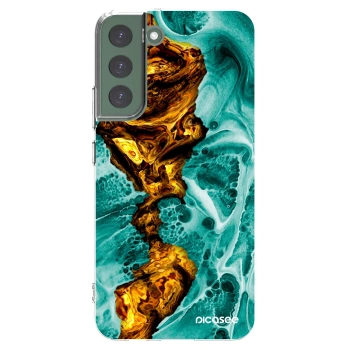 Picasee husă transparentă din silicon pentru Samsung Galaxy S22+ 5G - Goldsky