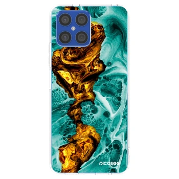 Picasee husă transparentă din silicon pentru Honor X8 4G - Goldsky
