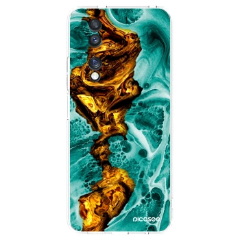 Picasee husă transparentă din silicon pentru Honor 70 - Goldsky