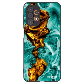 Picasee husă neagră din silicon pentru Samsung Galaxy A23 A236B 5G - Goldsky
