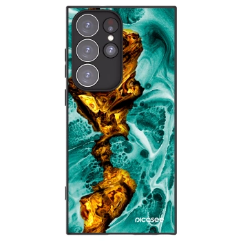 Picasee husă neagră din silicon pentru Samsung Galaxy S23 Ultra 5G - Goldsky