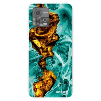 Picasee husă transparentă din silicon pentru Motorola Moto G72 - Goldsky