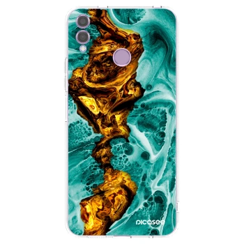 Picasee husă transparentă din silicon pentru Honor 8X - Goldsky
