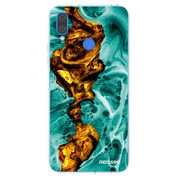 Picasee husă transparentă din silicon pentru Huawei Nova 3 - Goldsky