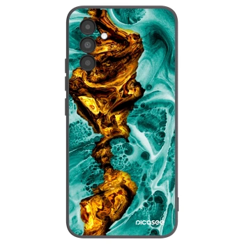 Picasee husă neagră din silicon pentru Samsung Galaxy A04s A047F - Goldsky